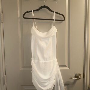 Seanna Ruched Sequin Mini Dress - Brand New